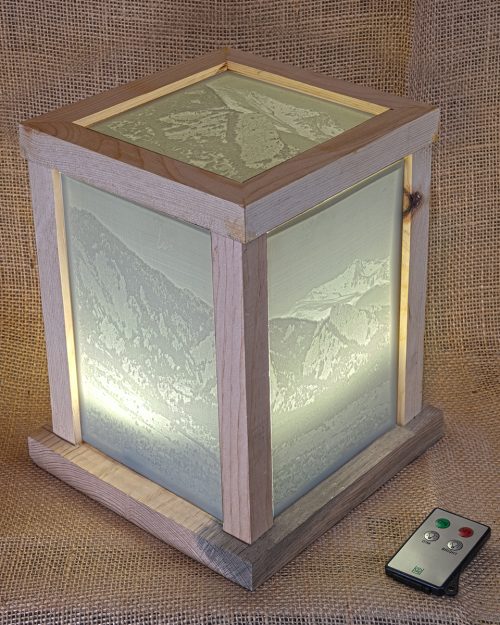 Blue Stain Flatirons Lantern