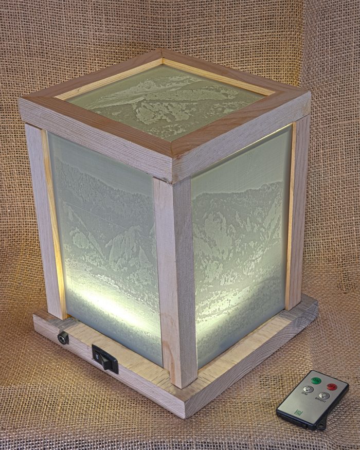 Blue Stain Flatirons Lantern