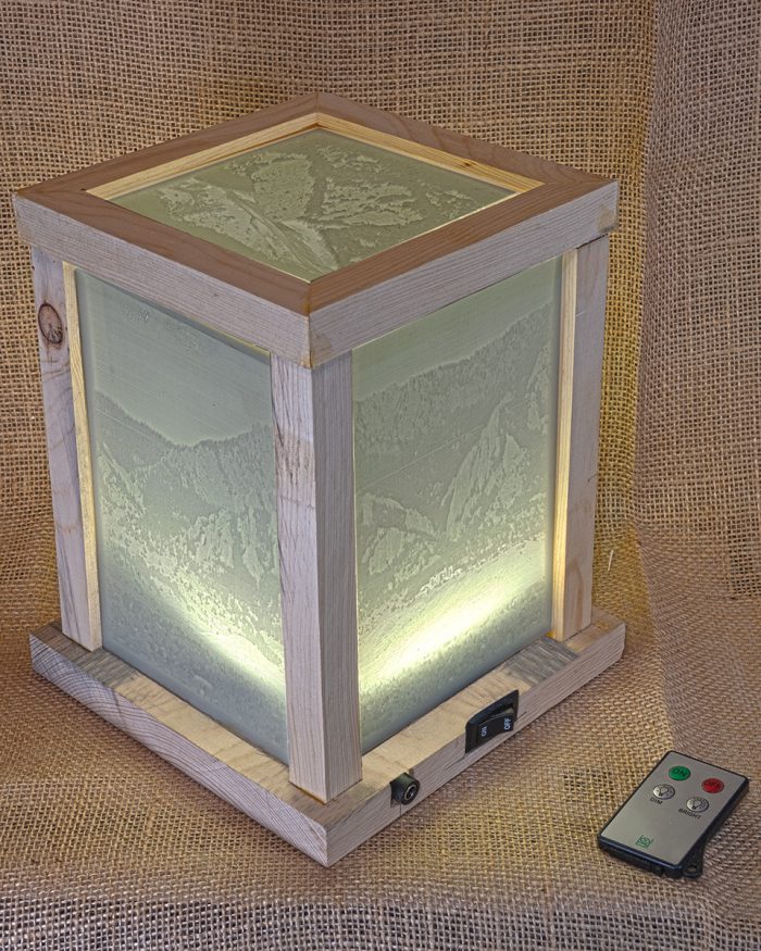 Blue Stain Flatirons Lantern